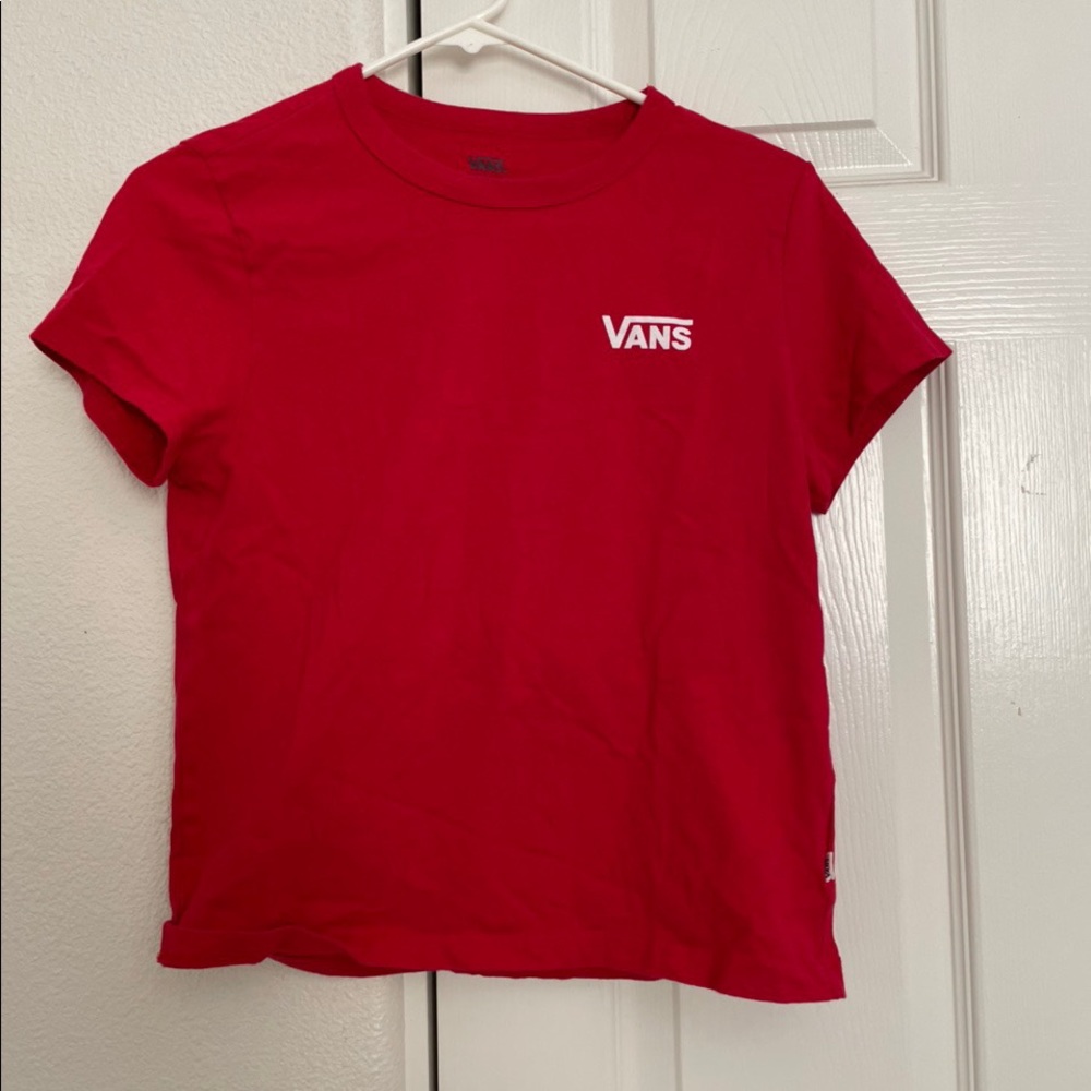 Red VANS shirt